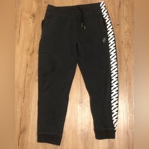 Superdry black Medium Size Code Tape Track Joggers